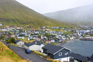 Town of Fuglafjordur - Faroe Islands clipart