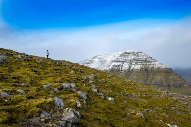 Klaksvik 'teki Klakkur Dağı Sırtı - Faroe Adaları