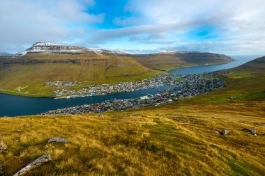 Klaksvik 'teki Klakkur Dağı Sırtı - Faroe Adaları