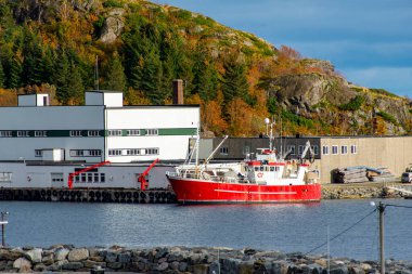 Lofoten 'deki Moskenes Köyü - Norveç