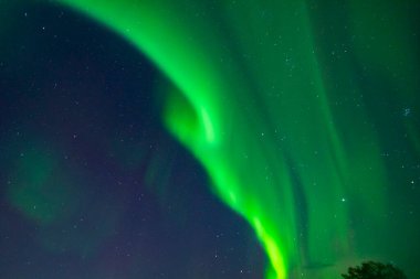 Laponya 'nın Kuzey Işıkları - Finlandiya