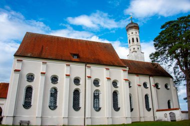 Bavyera 'daki St. Coloman Kilisesi - Almanya