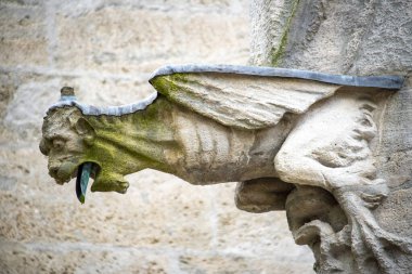 St. Paul Kilisesi 'ndeki Gargoyle - Münih - Almanya