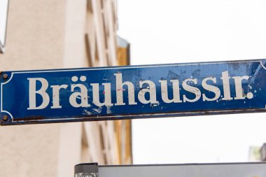 Münih 'te Sokak Adı - Almanya