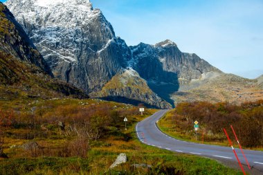 Lofoten - Norveç 'te Avrupa Rotası E10
