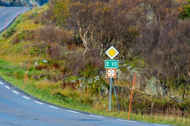 Lofoten - Norveç 'te Avrupa Rotası E10