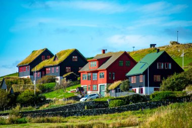 Kirkjubour Köyü - Faroe Adaları