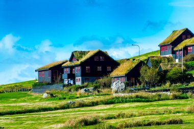 Kirkjubour Köyü - Faroe Adaları