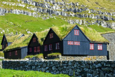 Kirkjubour Köyü - Faroe Adaları