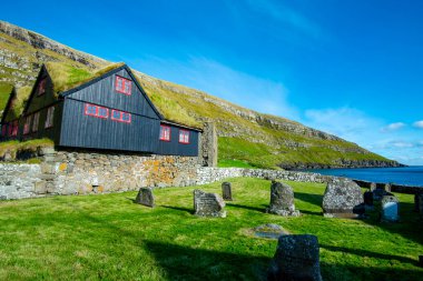 Kirkjubour Köyü - Faroe Adaları