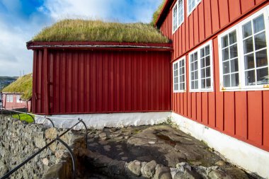 Torshavn 'daki Eski Şehir - Faroe Adaları