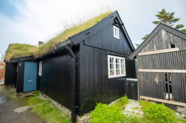 Torshavn 'daki Eski Şehir - Faroe Adaları