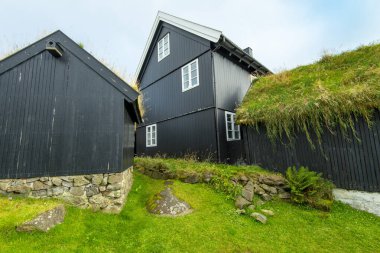 Torshavn 'daki Eski Şehir - Faroe Adaları