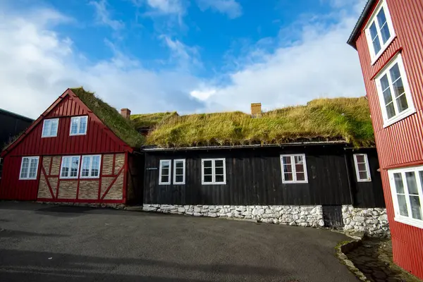 Torshavn 'daki Eski Şehir - Faroe Adaları