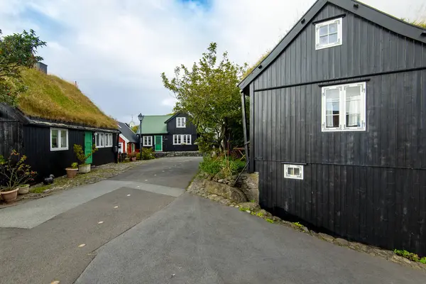 Torshavn 'daki Eski Şehir - Faroe Adaları