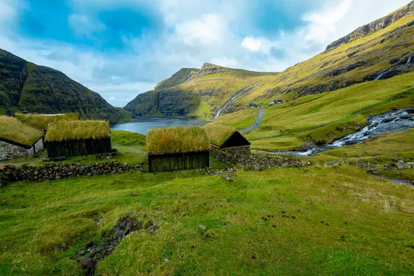 Duvugardar Saksun Çiftliği - Faroe Adaları