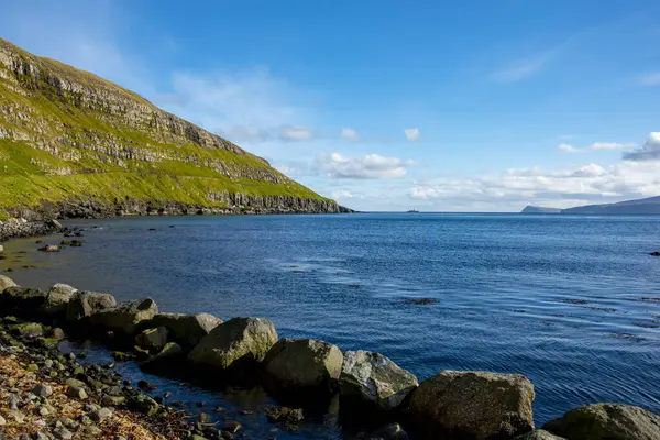 Kirkjubour 'daki Pebble Plajı - Faroe Adaları