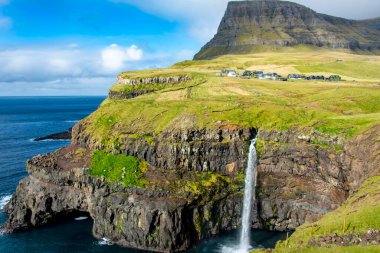 Mulafossur Şelalesi - Faroe Adaları
