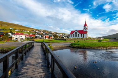 Sandavagur Köyü - Faroe Adaları