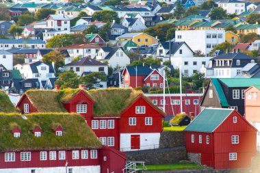 Torshavn 'daki Konutlar - Faroe Adaları