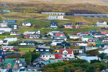 Torshavn 'daki Konutlar - Faroe Adaları