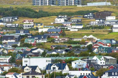 Torshavn 'daki Konutlar - Faroe Adaları