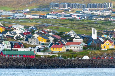 Torshavn 'daki Konutlar - Faroe Adaları