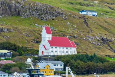 Suduroy Adası - Faroe Adaları 'ndaki Tvoroyra Kilisesi