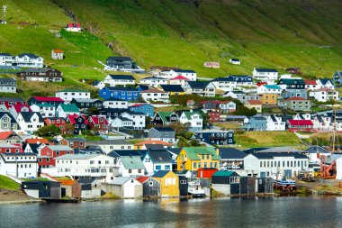 Suduroy Adası 'ndaki Vagur Kasabası - Faroe Adaları