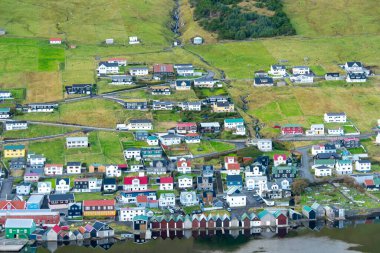 Suduroy Adası 'ndaki Vagur Kasabası - Faroe Adaları