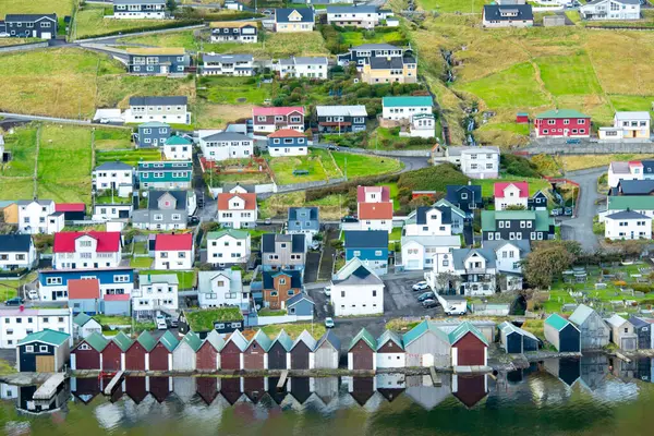 Suduroy Adası 'ndaki Vagur Kasabası - Faroe Adaları