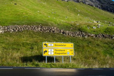 Yol 45 İşareti - Faroe Adaları