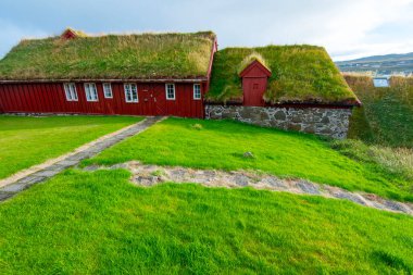 Torshavn 'daki Eski Şehir - Faroe Adaları