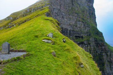Kalsoy 'daki Mezar Taşı - Faroe Adaları
