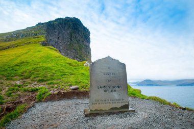 Kalsoy 'daki Mezar Taşı - Faroe Adaları