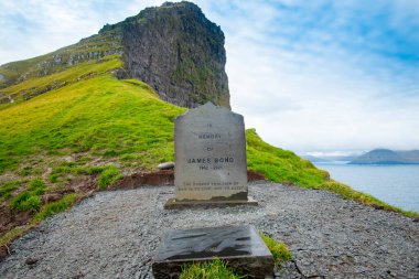 Kalsoy 'daki Mezar Taşı - Faroe Adaları
