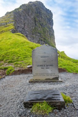 Kalsoy 'daki Mezar Taşı - Faroe Adaları