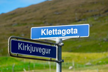 Sandvik 'teki Sokak Adı - Faroe Adaları