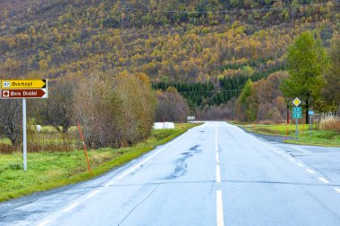 Troms County - Norveç 'te Avrupa Rotası E6