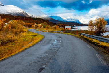 Troms County - Norveç 'te Avrupa Rotası E6
