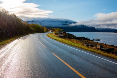 Troms County - Norveç 'te Avrupa Rotası E6