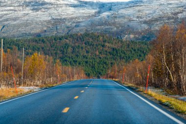 Troms County - Norveç 'te Avrupa Rotası E6