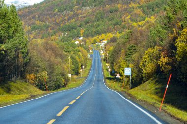 Troms County - Norveç 'te Avrupa Rotası E6