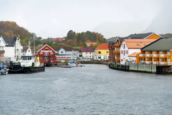 Lofoten 'deki Kabelvag Köyü - Norveç