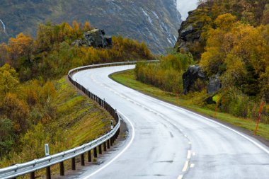 Lofoten - Norveç 'te Avrupa Rotası E10
