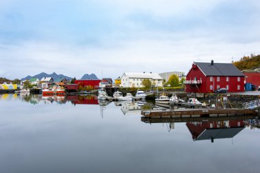 Svolvaer 'deki Marina - Norveç