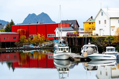 Svolvaer 'deki Marina - Norveç