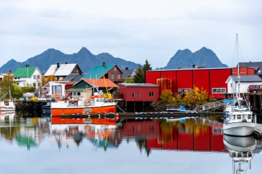 Svolvaer 'deki Marina - Norveç