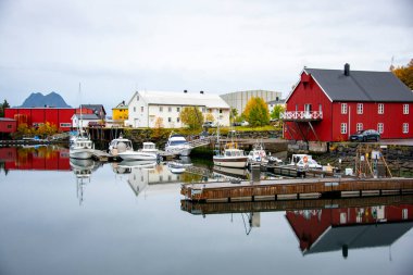 Svolvaer 'deki Marina - Norveç
