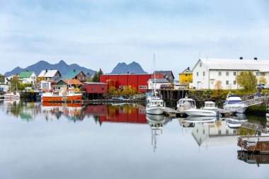 Svolvaer 'deki Marina - Norveç